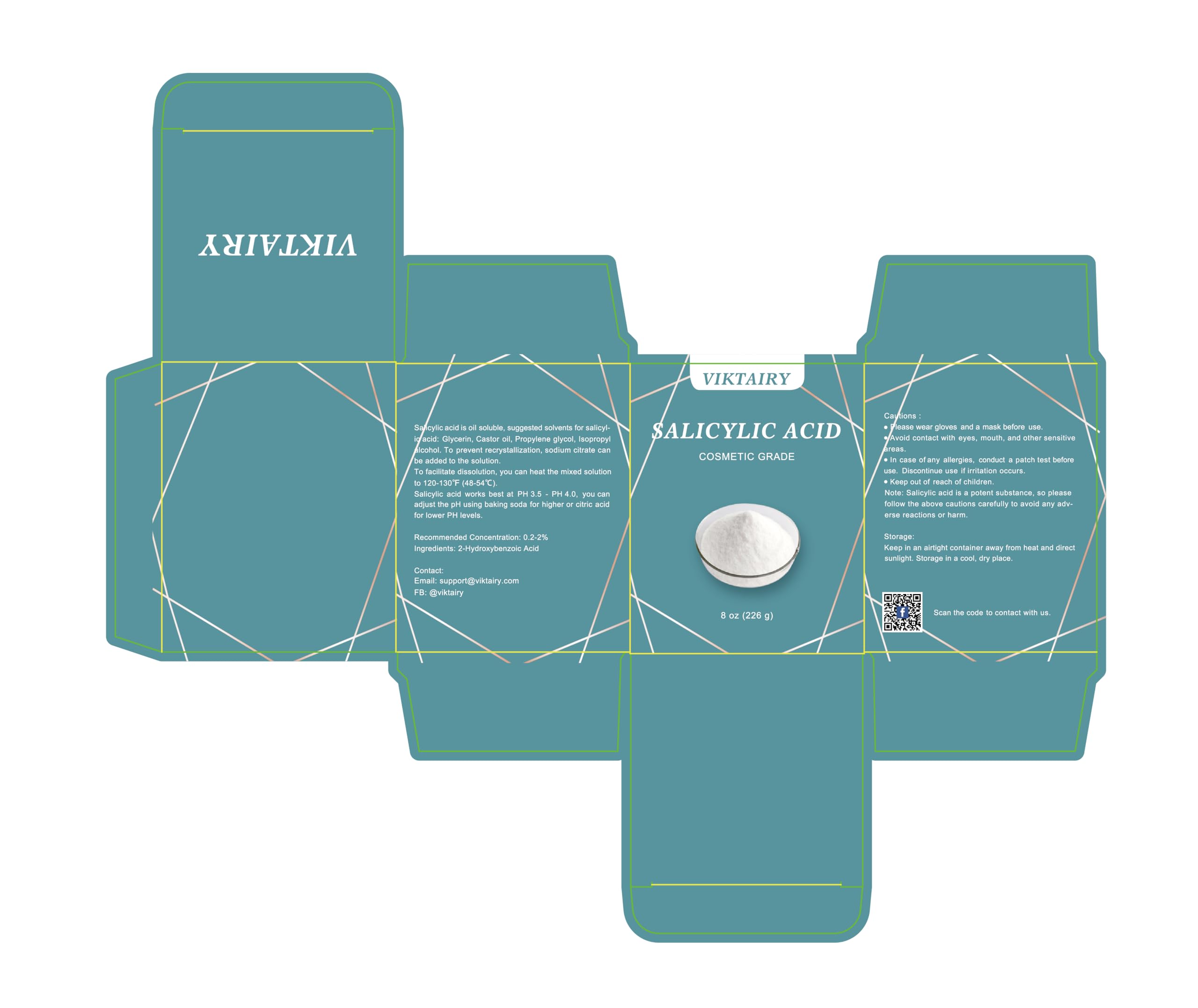 Viktairy cosmetic-grade powder suitable for vegan gluten-free DIY projects.