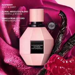 Viktor&Rolf Flowerbomb Extreme gift set packaging, three-piece collection.