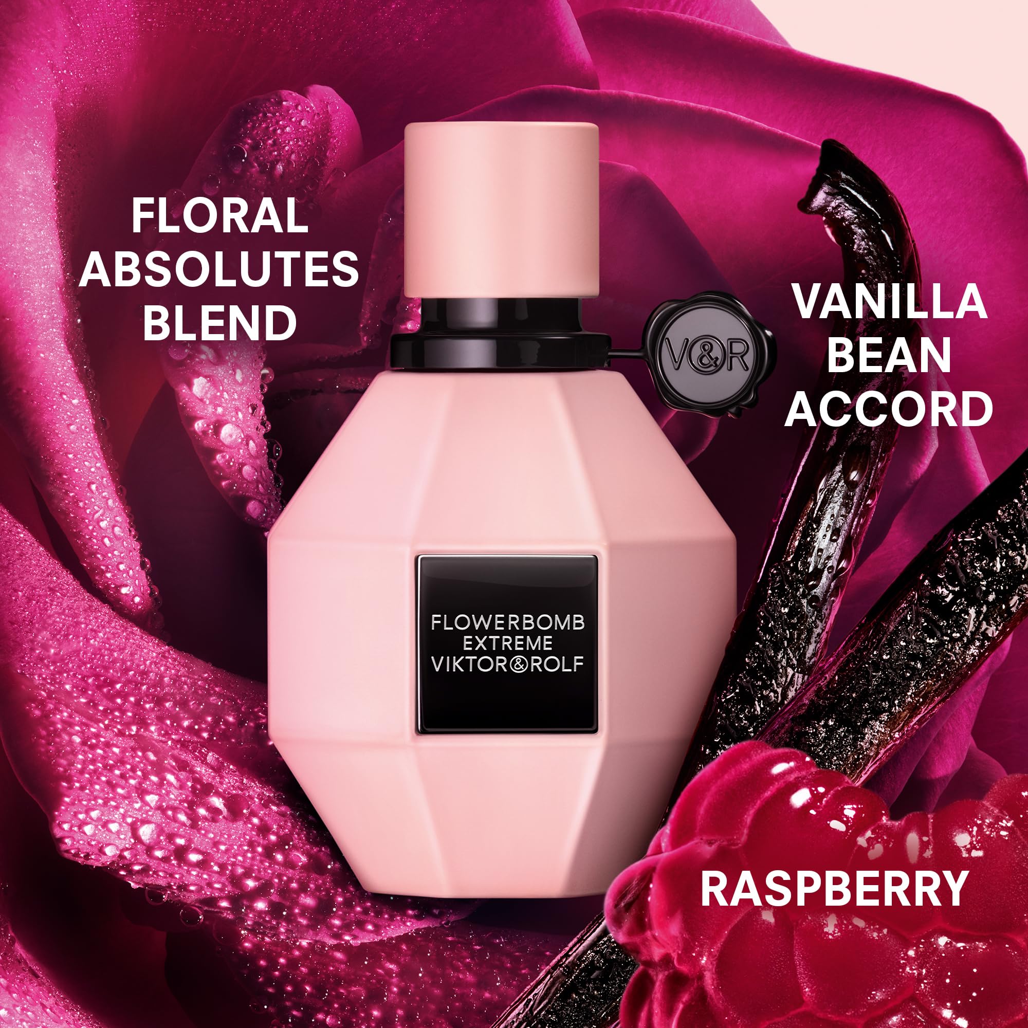 Viktor&Rolf Flowerbomb Extreme packaging exudes luxury and premium gifting appeal.