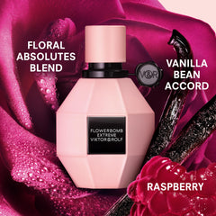 Viktor&Rolf Flowerbomb Extreme packaging exudes luxury and premium gifting appeal.