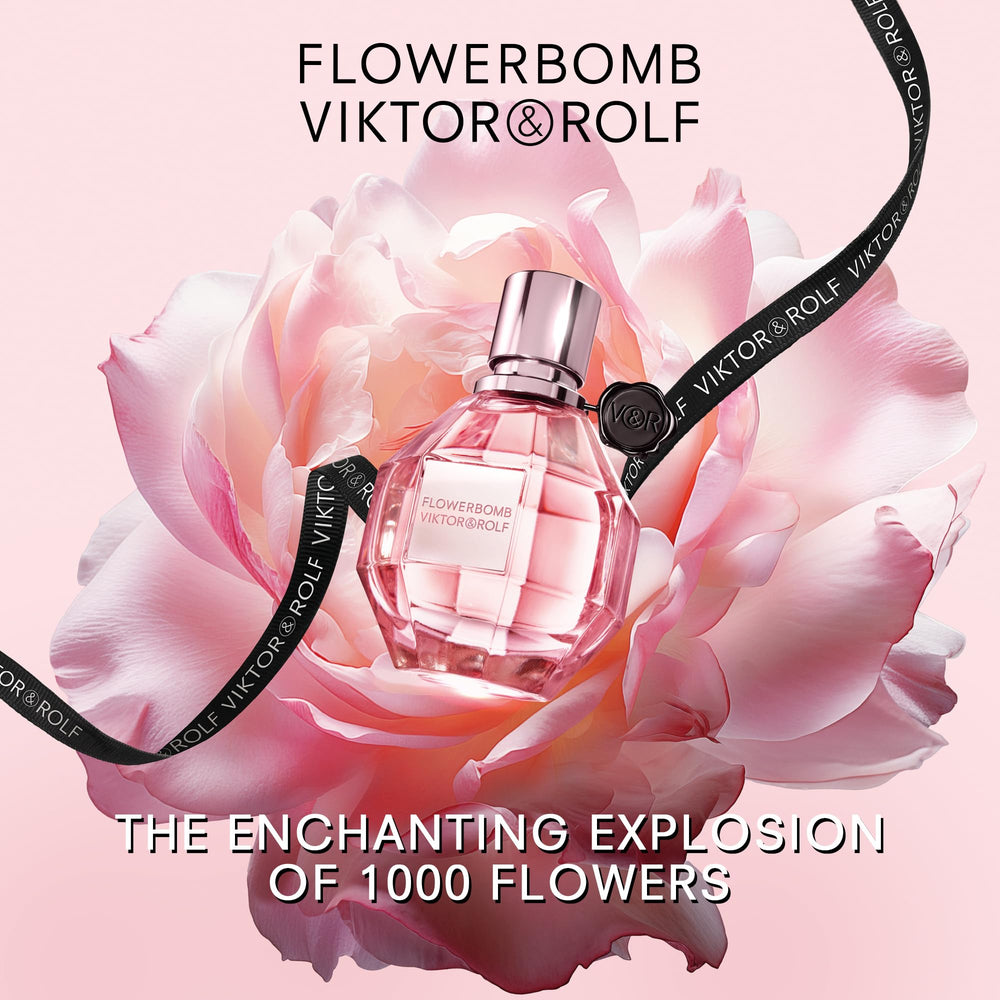Victor&Rolf Flowerbomb gift packaging showing elegant box for gifting.