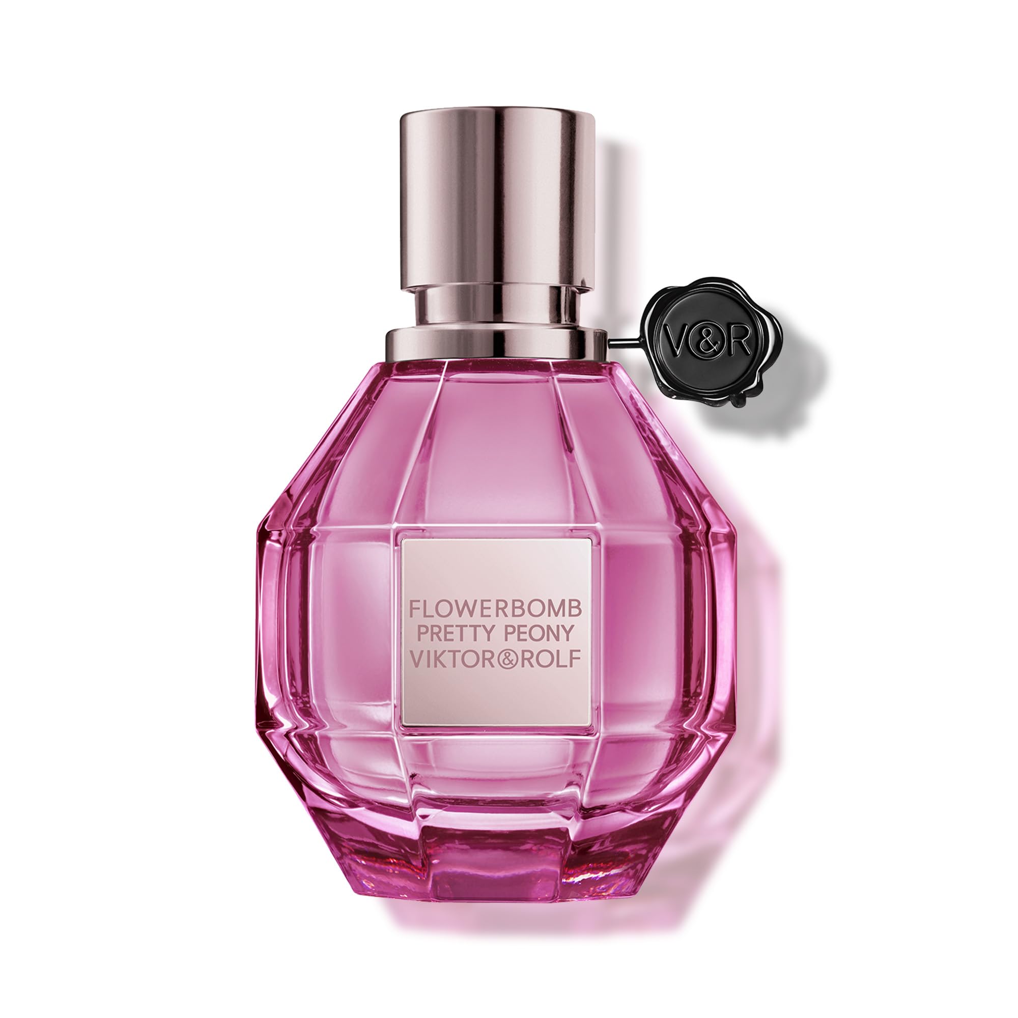 Viktor&Rolf Flowerbomb Pretty Peony bottle closeup showcasing a luminous fruity floral profile