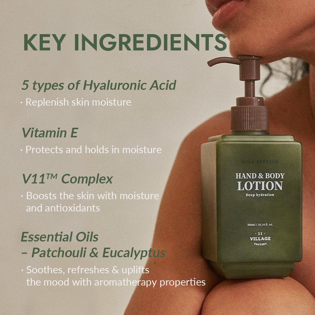 VILLAGE11FACTORY Will Refresh creamy texture close-up suggests rich hydration.