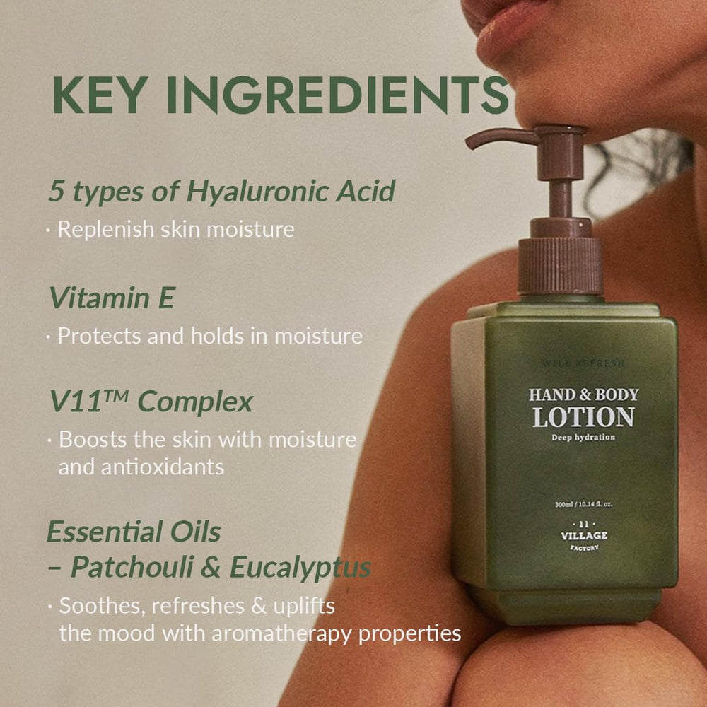 VILLAGE11FACTORY Will Refresh creamy texture close-up suggests rich hydration.