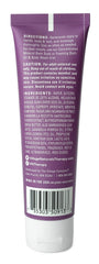 Close-up of lotion texture highlighting shea butter and aloe hydration benefits.