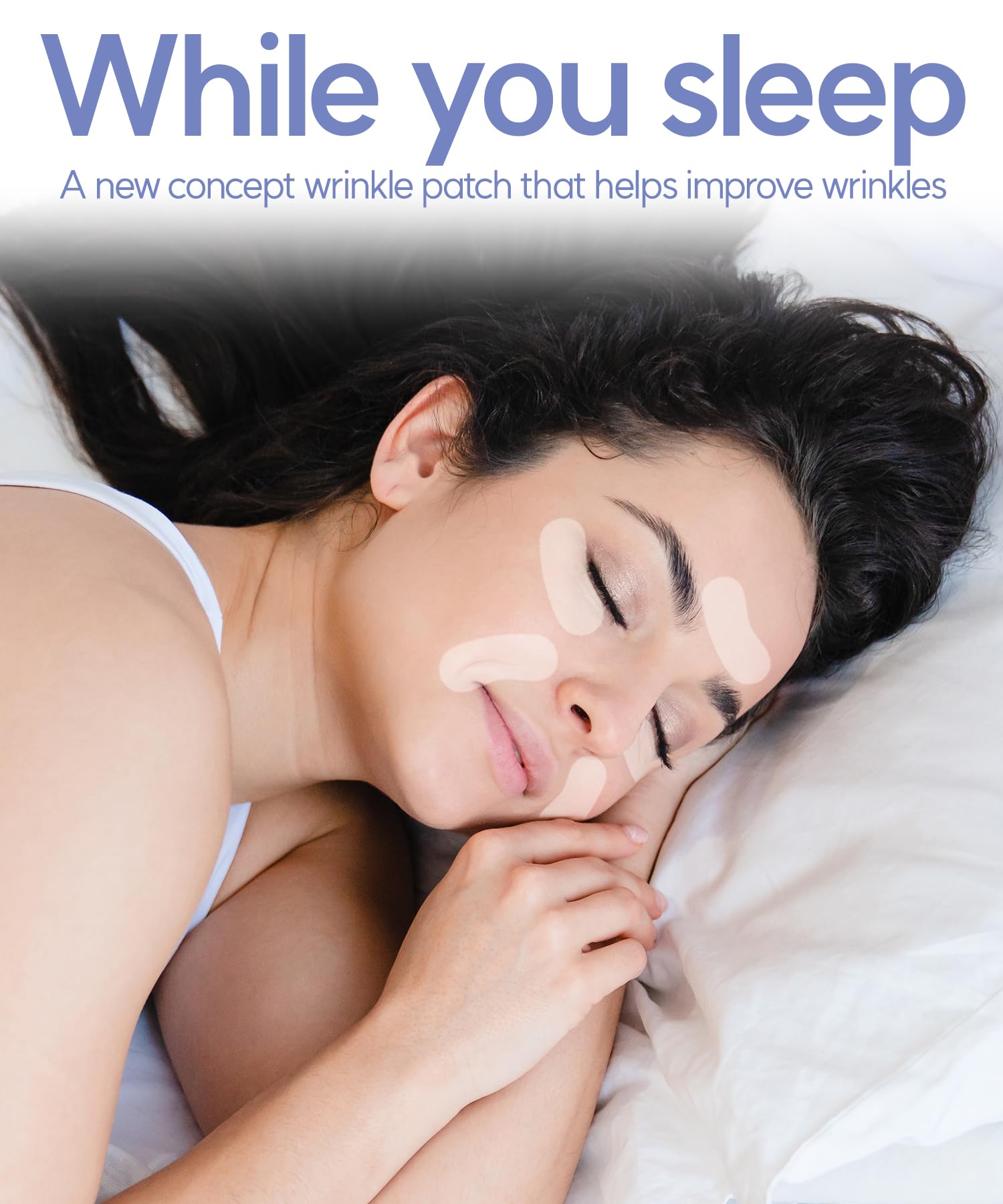 Vilvin patches for smile lines showing targeted care around mouth