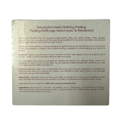 Massage action demonstrates circular application on Vine Vera Merlot gel.
