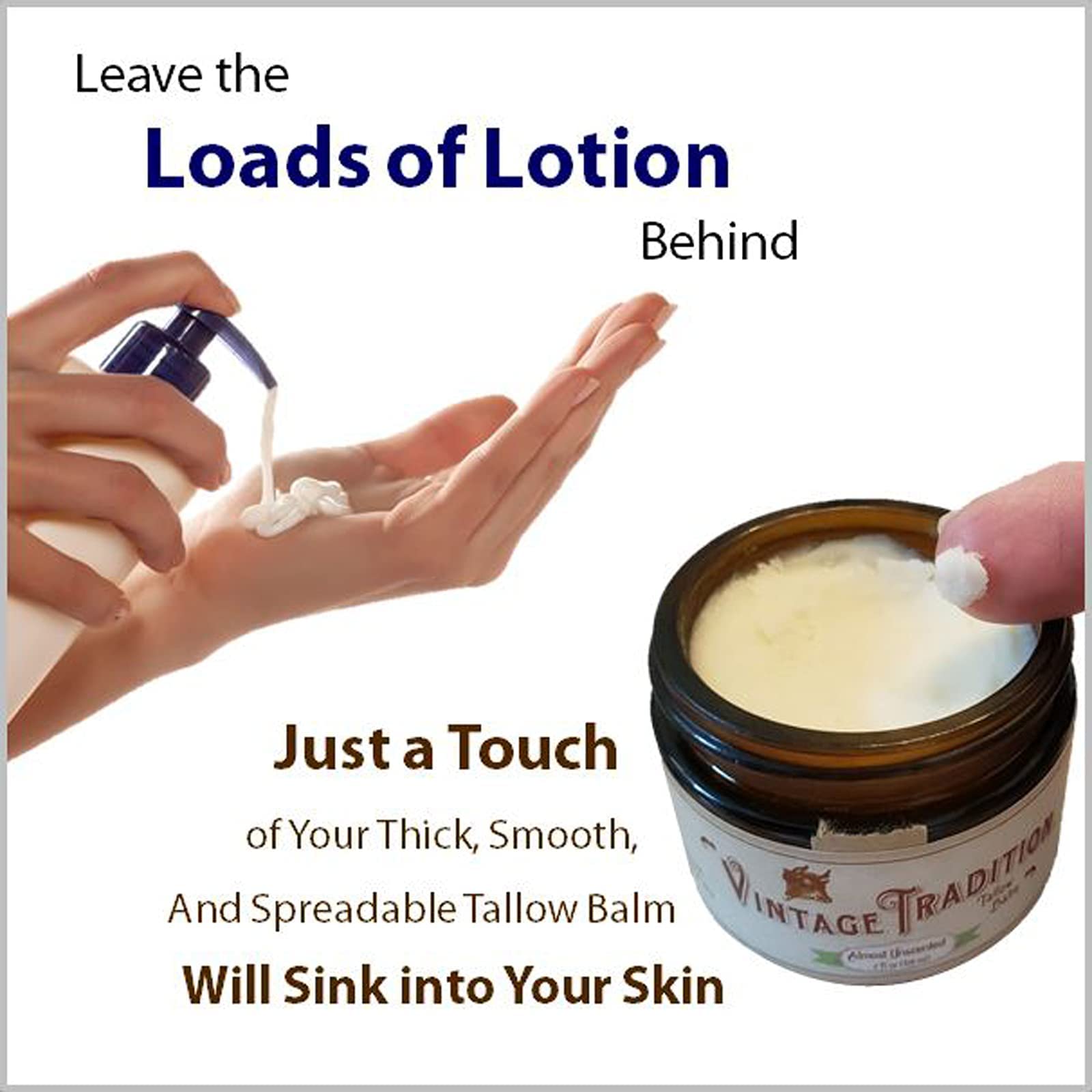 Vintage Tradition closeup emphasizes supple skin and hydrating support.