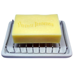 Vintage Tradition unscented tallow balm soap for gentle cleansing and moisture.