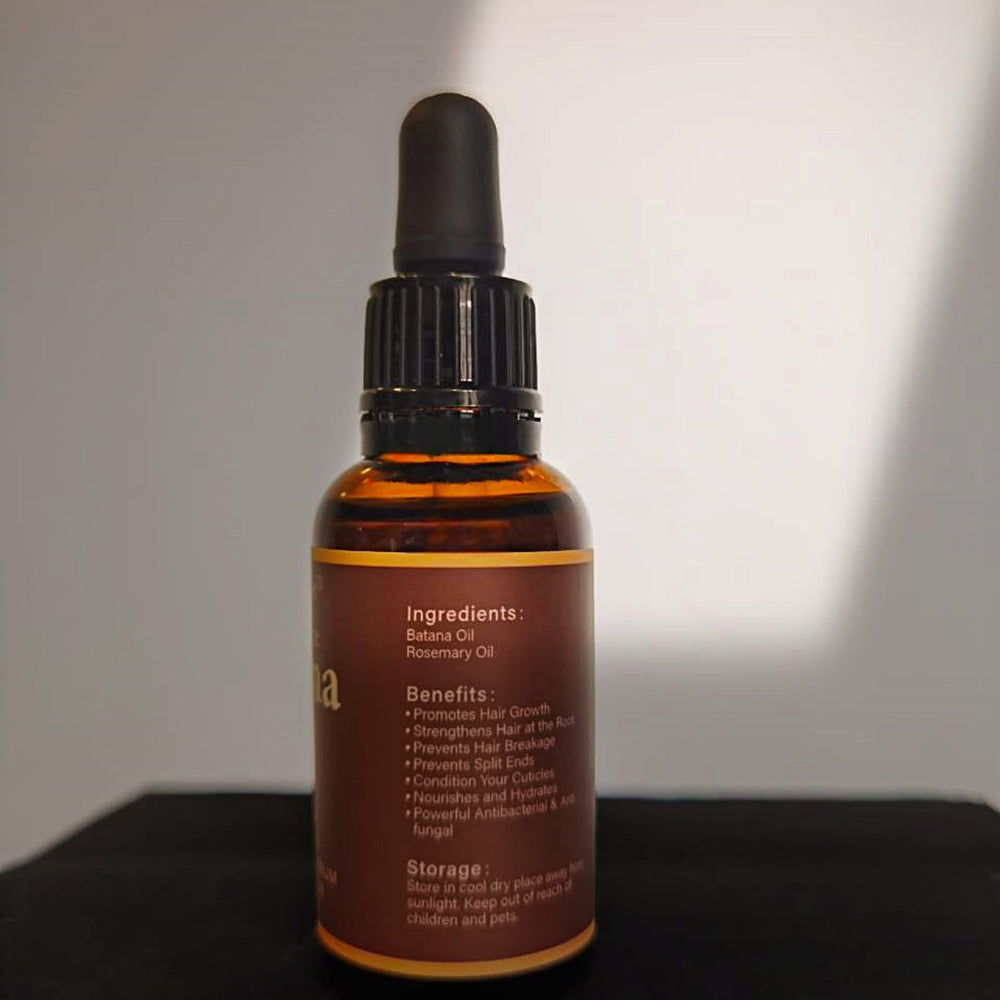 Viohead Batana Oil daily-use routine for radiant hair and skin glow.