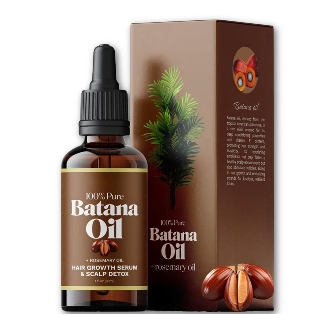 Viohead Batana Oil rosemary bottle supports nourished hair with a refreshing scent.