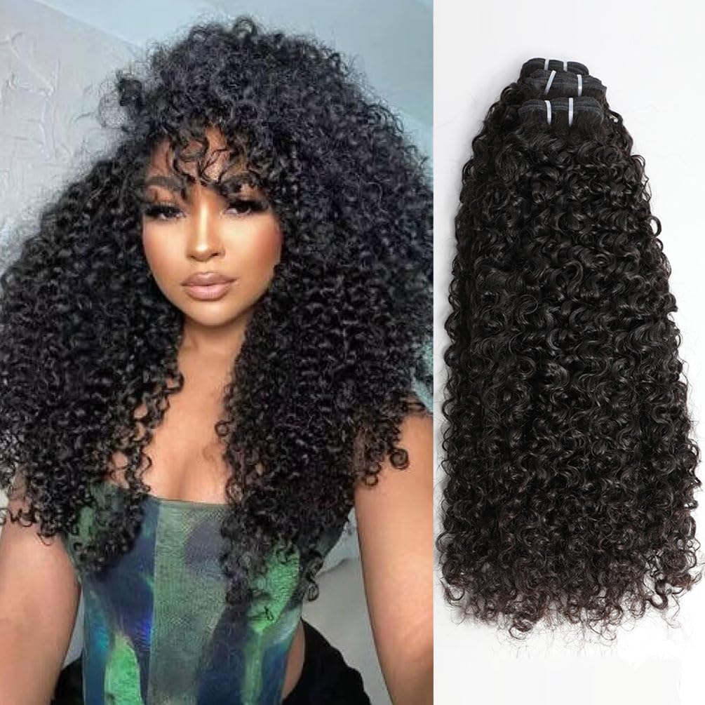VIPbeauty Burmese Curly Bundles close-up on 16A unprocessed hair for natural blend