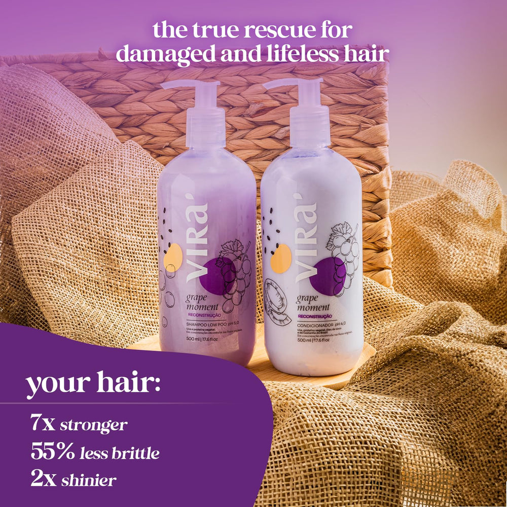 Virá bottle in a shower setup illustrating clean beauty routine.