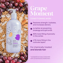 Virá Brazilian conditioner bottle showcases repair and reconstruction benefits.