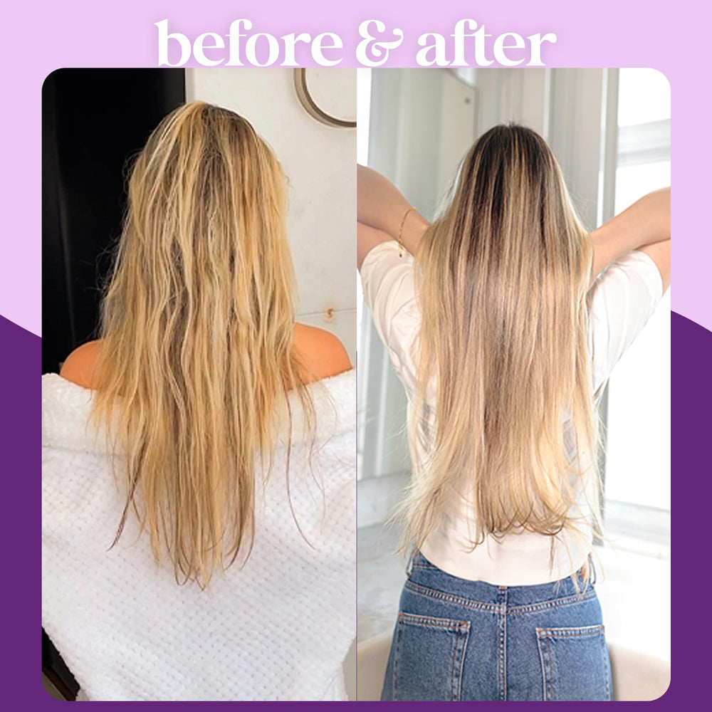 Virá shampoo and conditioner set label close-up for color-treated hair.