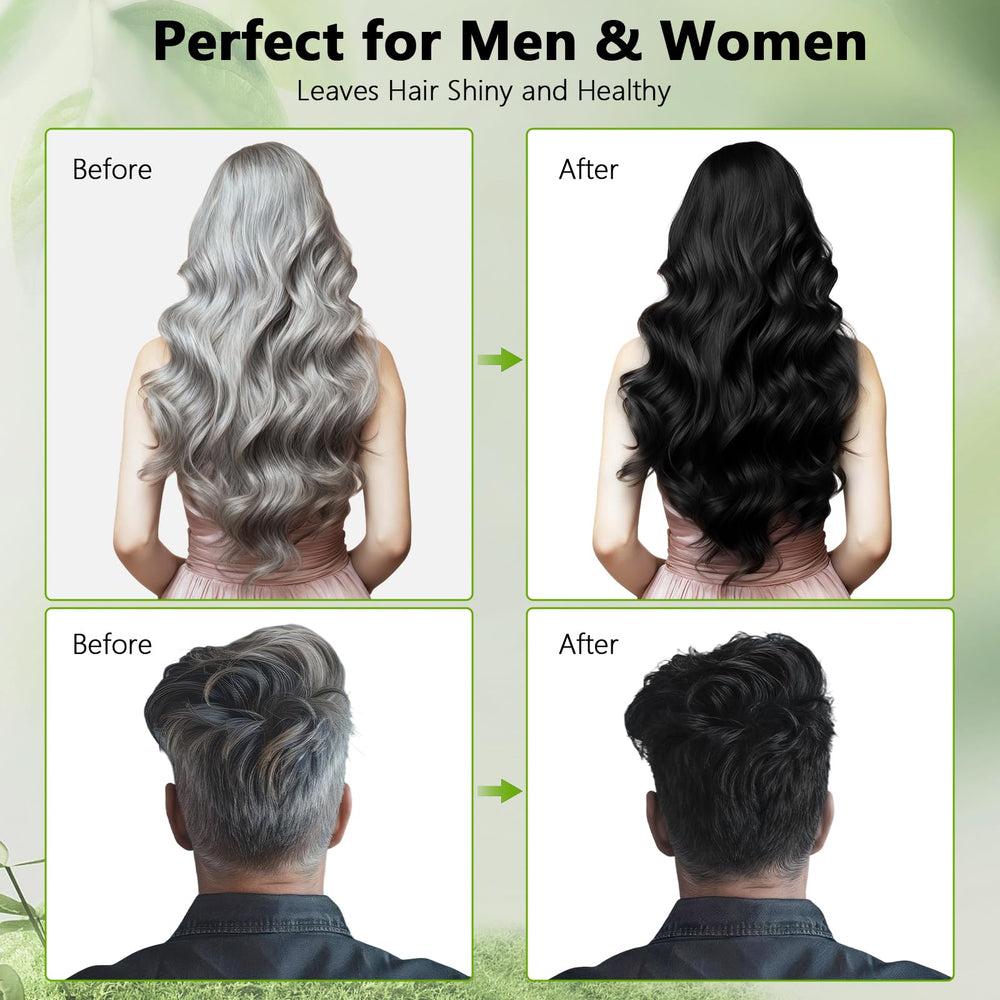 Vireo Color after rinse reveals a deep, glossy black shade.
