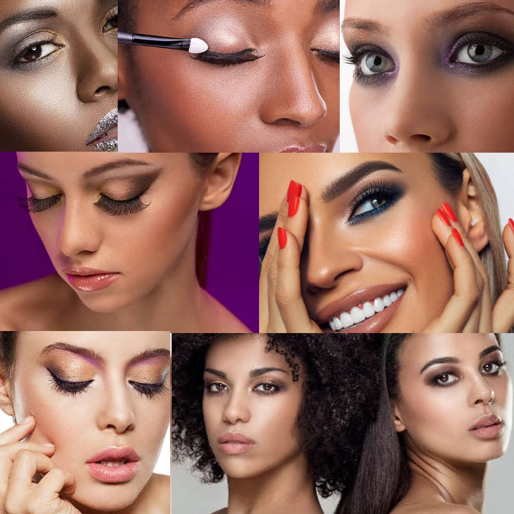 Application with brush or finger for effortless blending and buildable color from Virtegasas.