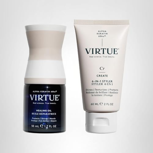 VIRTUE bundle delivering shine, softness, and improved manageability.