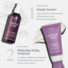 Virtue Flourish spray application evenly distributes nutrients for thinning areas.