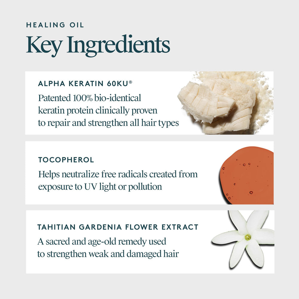 VIRTUE Healing Oil coconut-yuzu fragrance on packaging