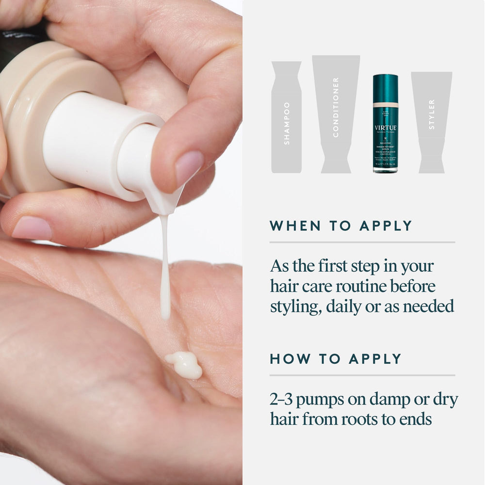 Daily-use design of Virtue Serum supports consistent hair care routine.