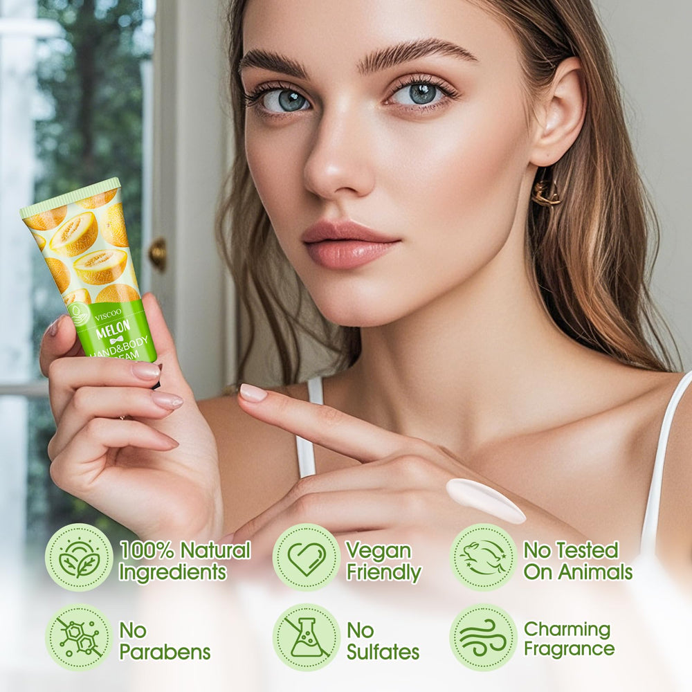 VISCOO bluebell hand cream provides bright scent and lasting hydration.