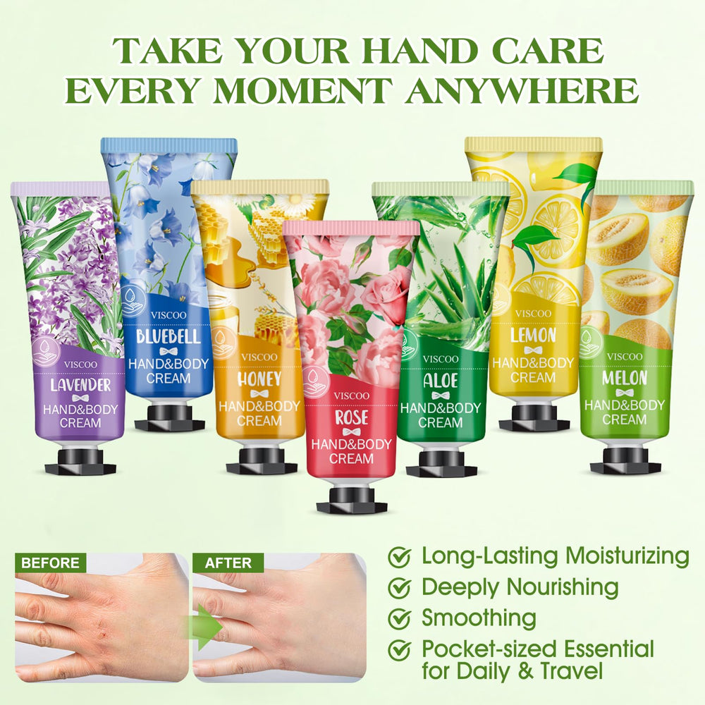 VISCOO cherry blossom variant delivers fresh fragrance while deeply moisturizing hands.