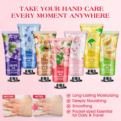 VISCOO Cherry Blossom hand cream offers silky feel and subtle scent.