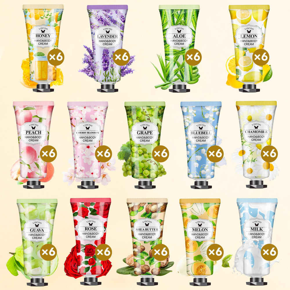 Viscoo grape hand cream featuring a fresh scent and lasting moisture.