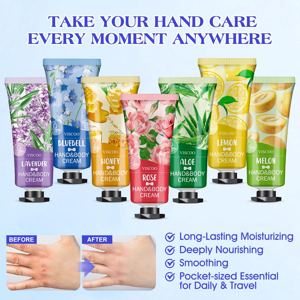 VISCOO lavender hand cream captures calming scent for bedtime pampering.