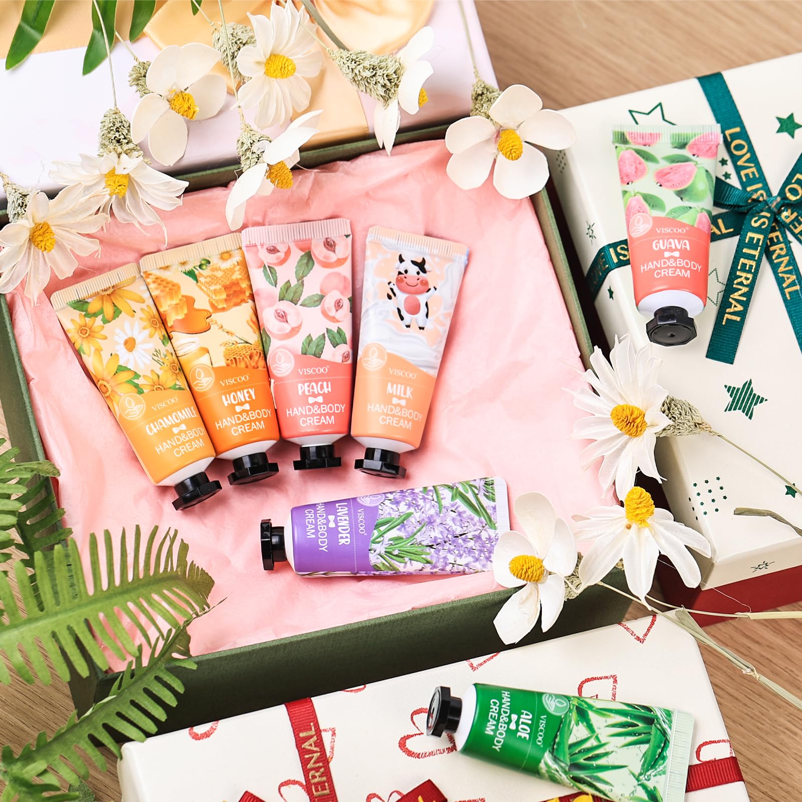 VISCOO milk hand cream rich nourishment for rough hands.