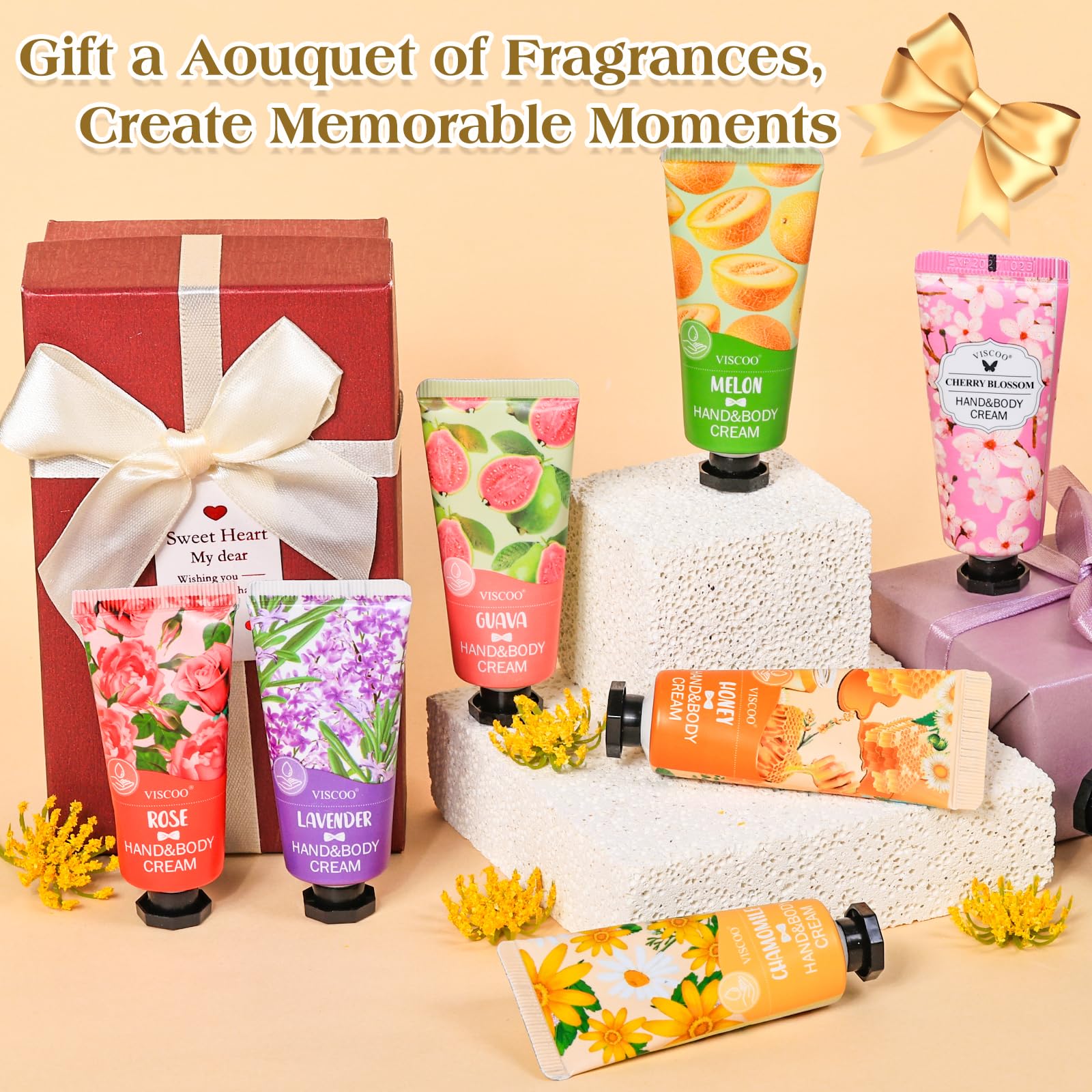VISCOO travel size hand cream ideal for bags and purses
