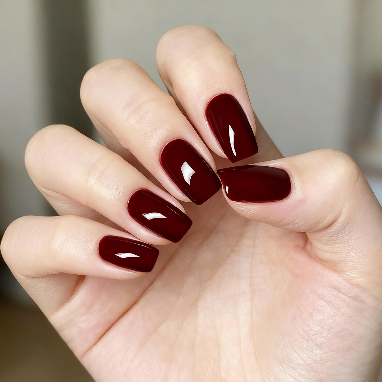 Close-up of Vishine Gelpolish showing long-lasting shine