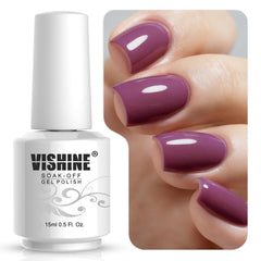 Vishine gel polish cures with no drying time for efficiency.