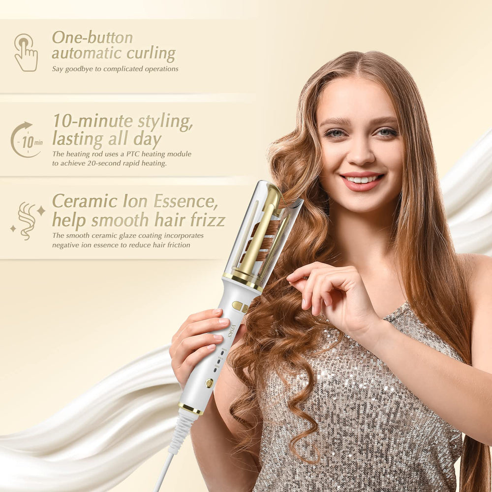 VISKS rapid heat reaches 20 seconds for quick curls.