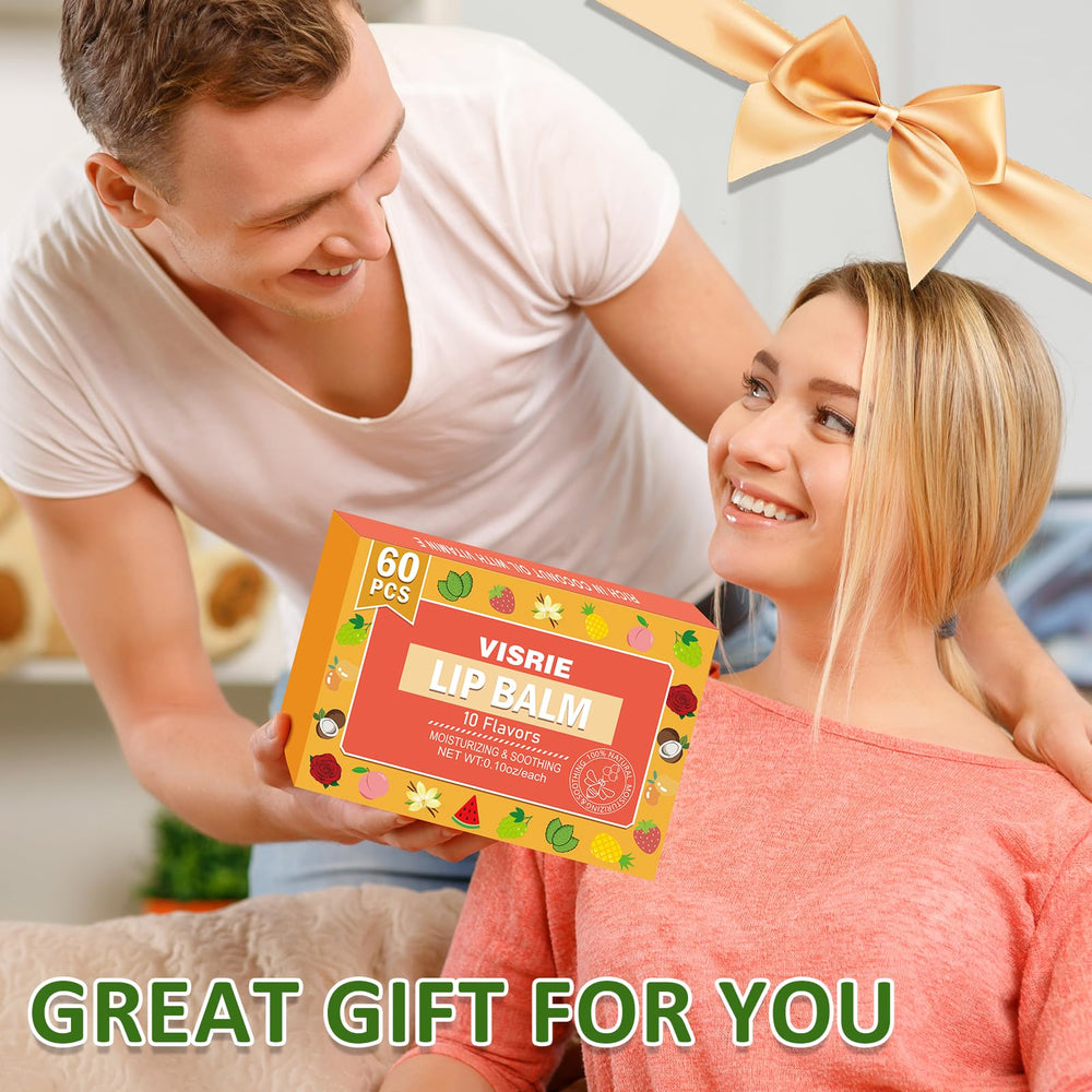 Visrie gift-ready lip balms for gift baskets and party favors