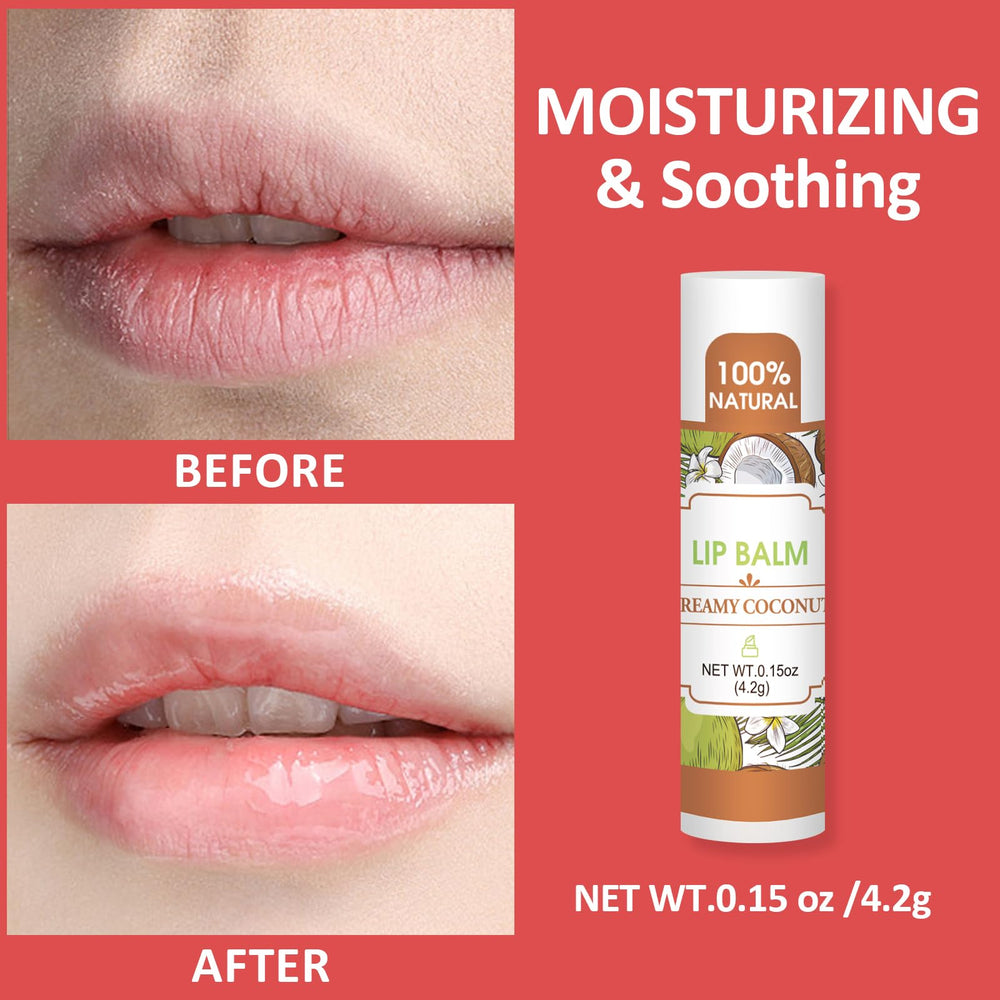 VISRIE vanilla flavor lip balm in tube with smooth finish.