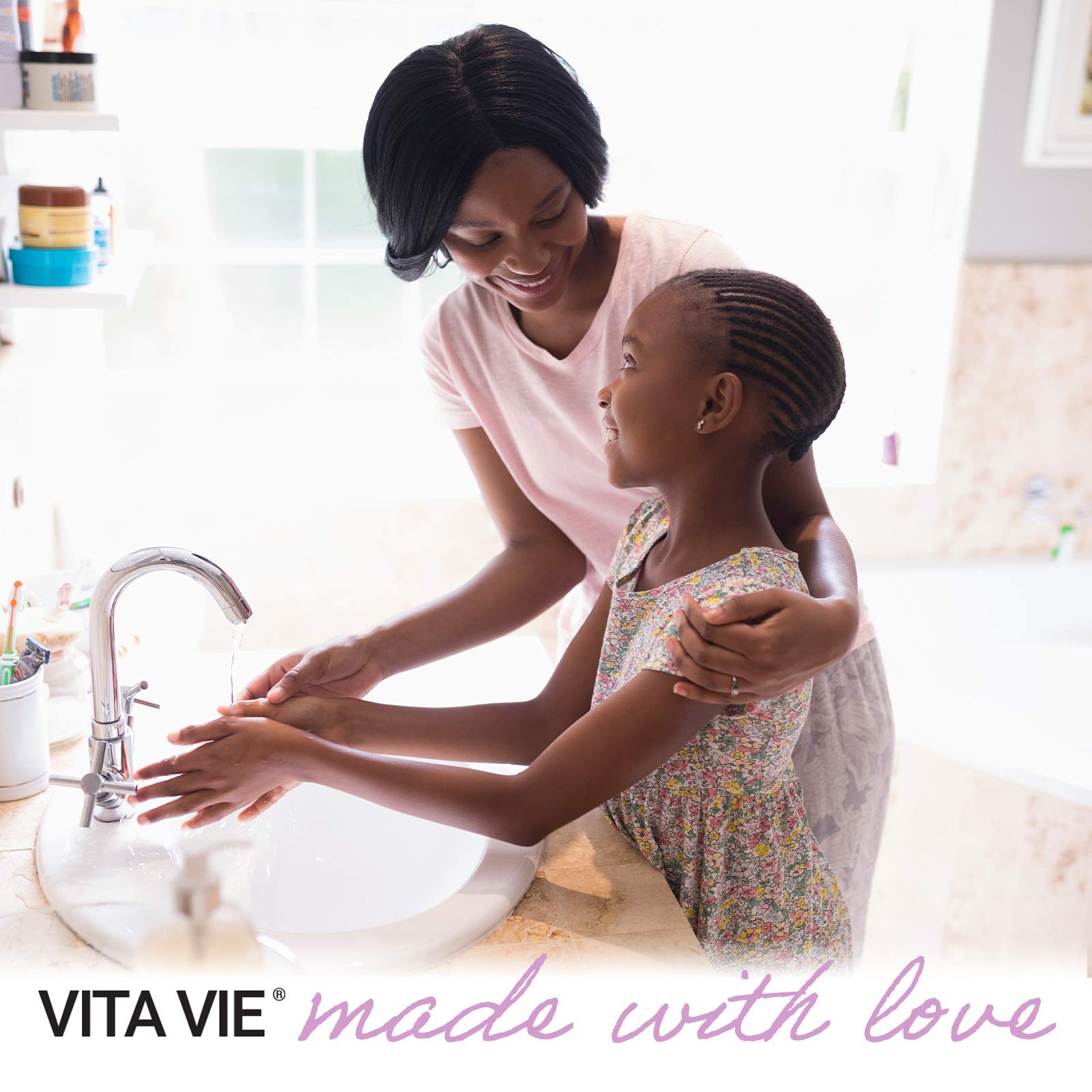 Vita Vie Lemon scent aroma enhances daily hand and forearm cleansing.