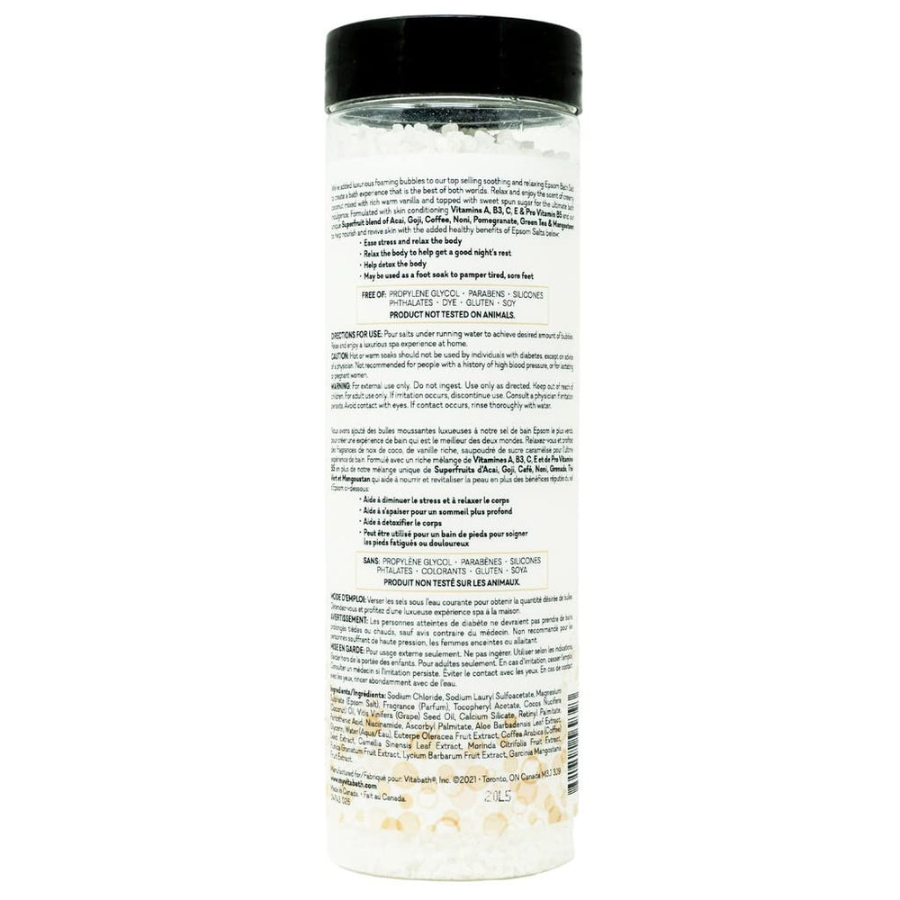 Detox minerals and antioxidant superfruits offer a refreshing, revitalizing soak experience.