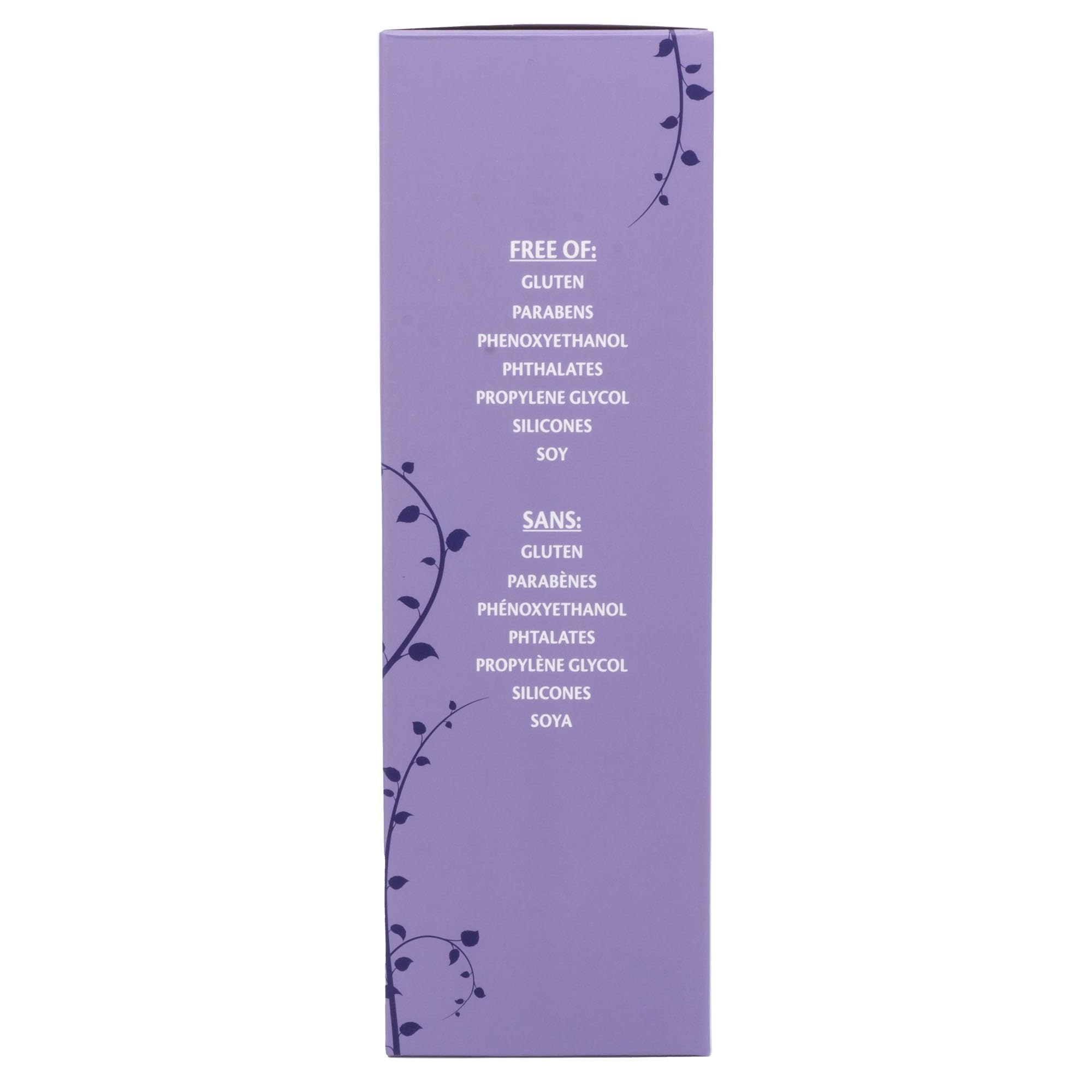 Cruelty-free label on Vitabath Lavender Chamomile packaging