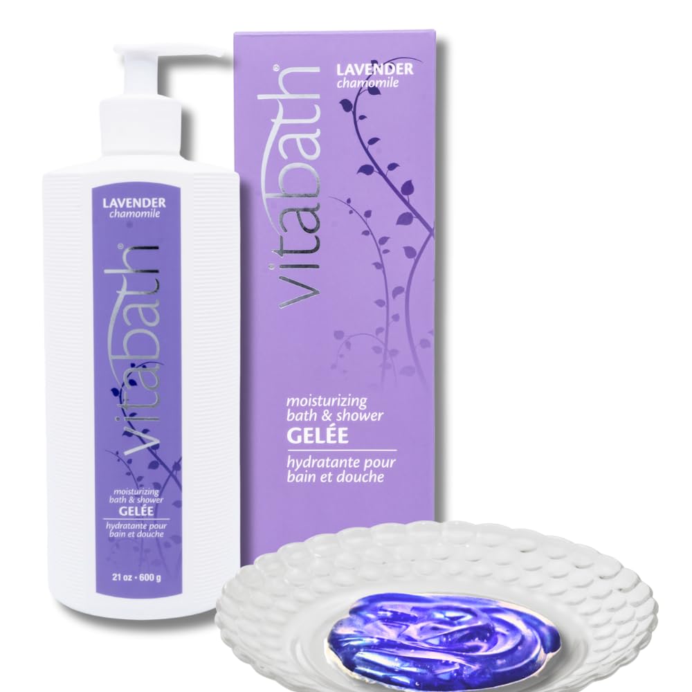 Rich lather from Vitabath Lavender Chamomile demonstrating deep cleansing