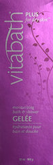 Vitabath Moisturizing Gelee being poured demonstrates easy, gentle cleansing