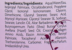 Beads of Shea Butter in Vitabath Moisturizing Lotion Plus signal nourishing texture.