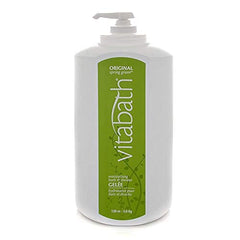 Vitabath Original Spring Green foaming gel delivers a luxurious spa lather.