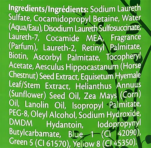 Paraben-free label on Vitabath Original Spring Green packaging.