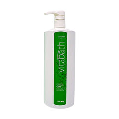 Rich lather from Vitabath Original Spring Green for spa-like cleansing.