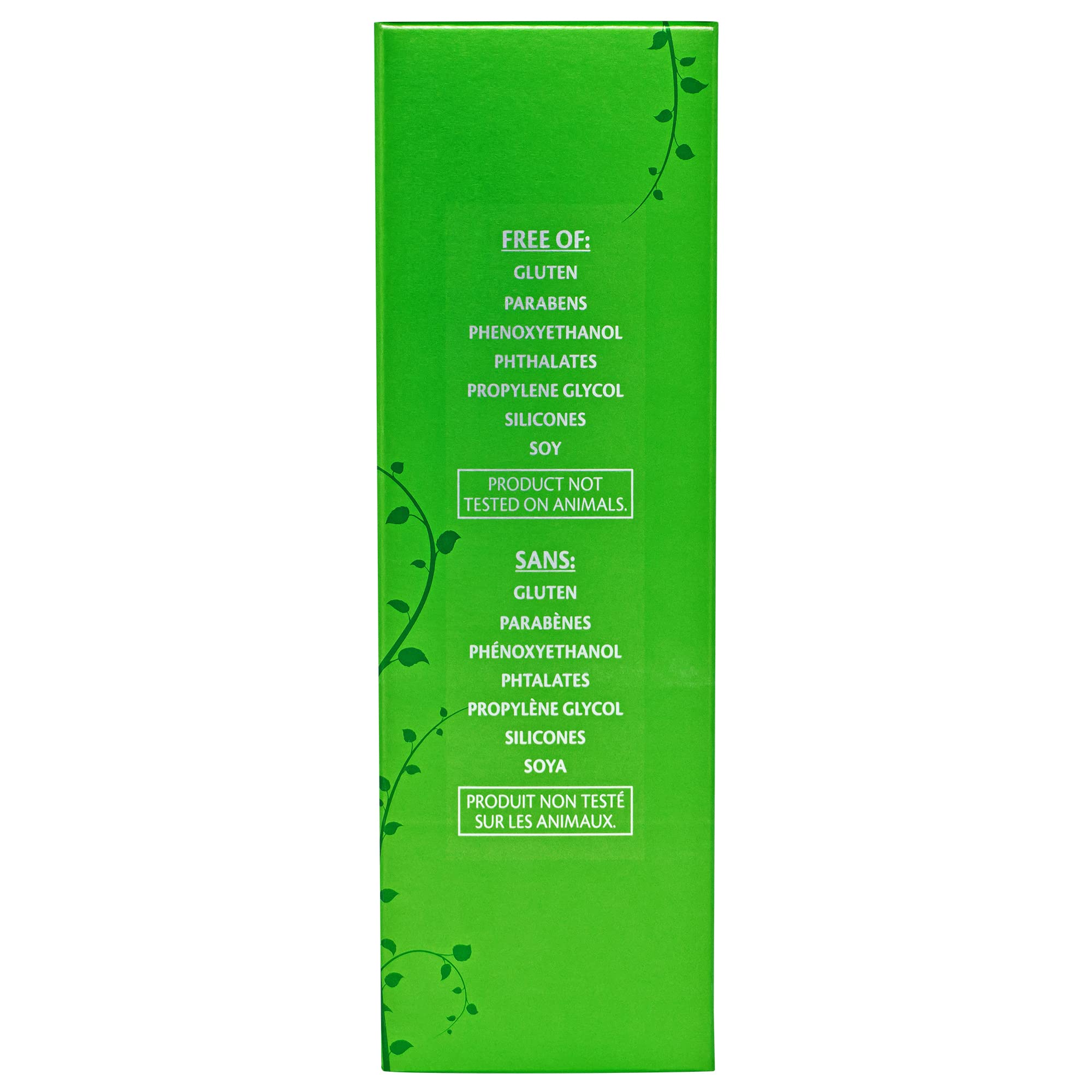 Vitamin-rich ingredients in Vitabath Original Spring Green close-up.