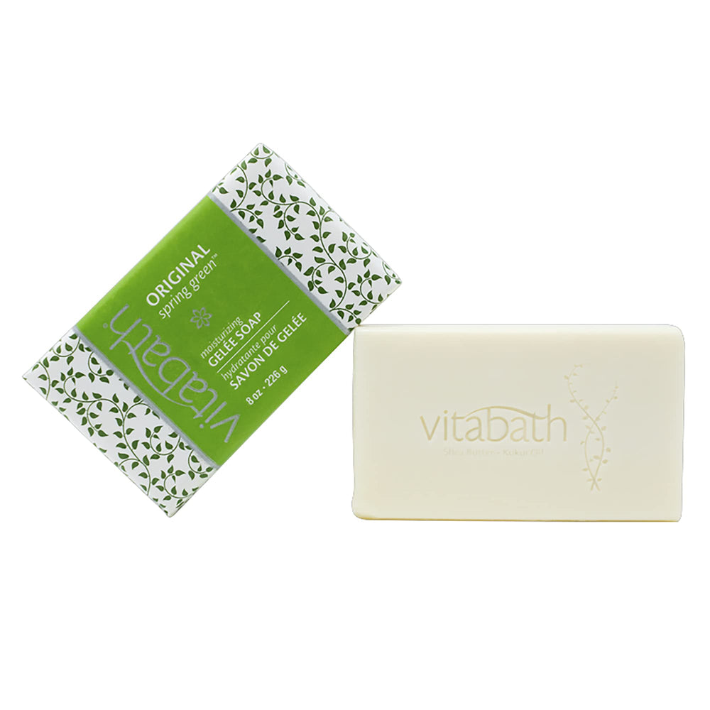 Three-pack packaging ideal for gifting or sharing Vitabath soaps.