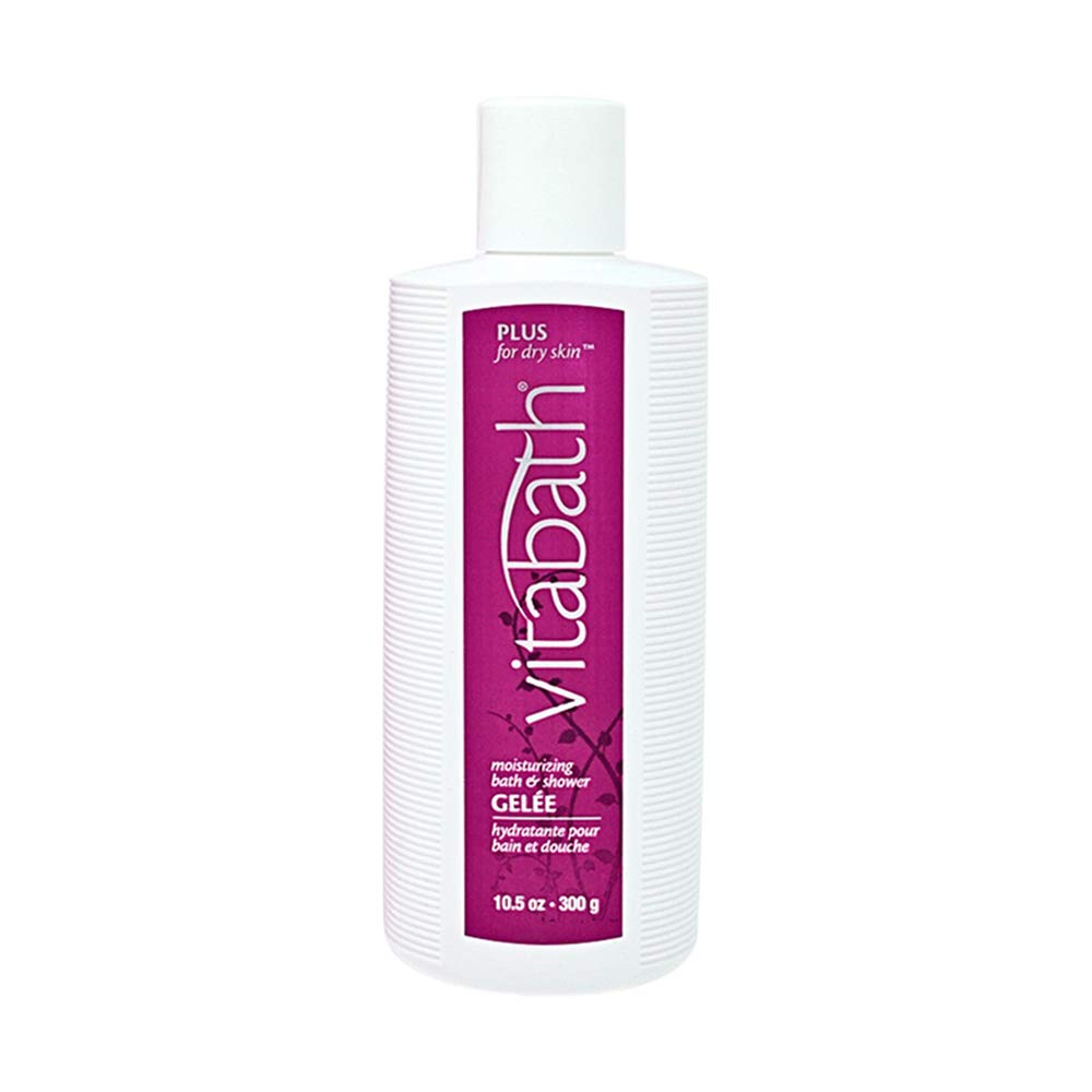 Vitabath Plus Lotion with hazelnut oil and shea butter.