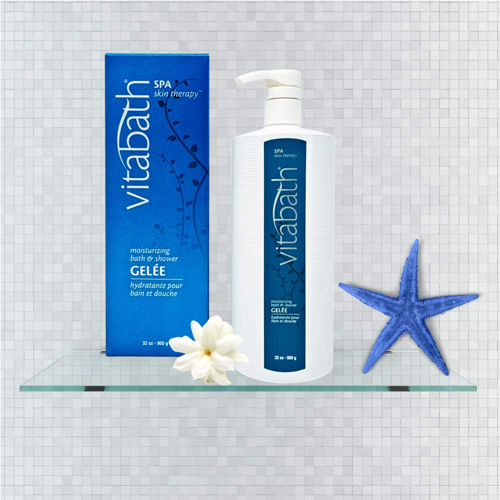 Vitabath spa skin therapy oils-vitamin emphasizes nourishing oils and vitamins for skin barrier support.
